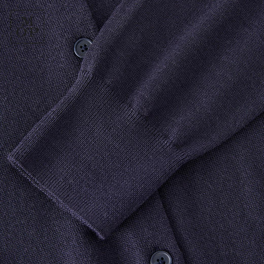 Marc O'Polo/MOP 秋季新款螺纹圆领宽松可机洗羊毛针织开衫女 商品图2