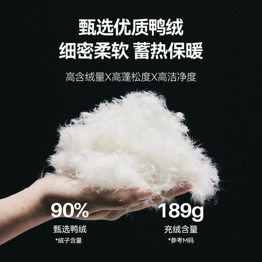 【严选】【90鸭绒】诗凡黎连帽立领防风中长款羽绒服2024年冬季新款面包服SFA180081 商品图2