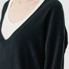 小山羊绒 东黎羊绒 女士秋冬季针织 大V领羊绒纯色宽松简约   DWBS4671AN 商品缩略图12