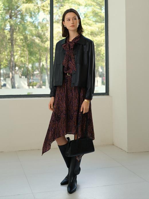 午夜巴黎浪漫飘带手帕正反两穿连衣裙FCE4DRS009 商品图5