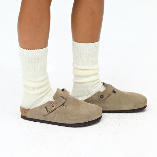 oneup粗针中长筒袜子 商品图0