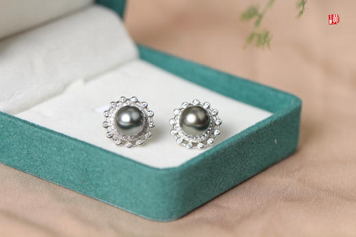 【静宁】大溪地海水珍珠耳钉 商品图4