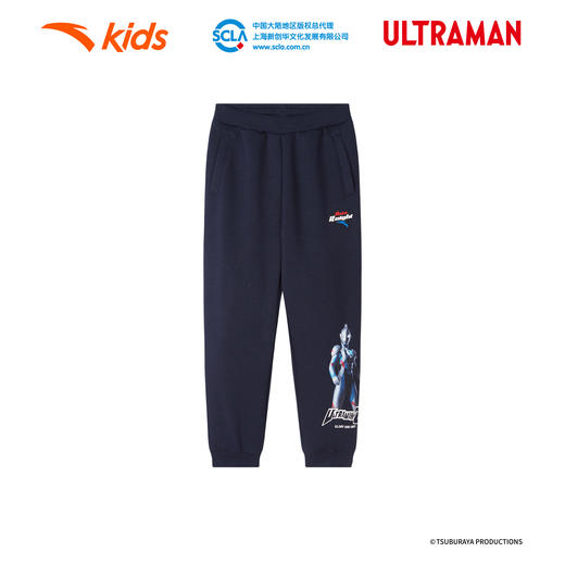 【奥特曼】安踏儿童骑行系列男小童针织运动长裤352449706 商品图3