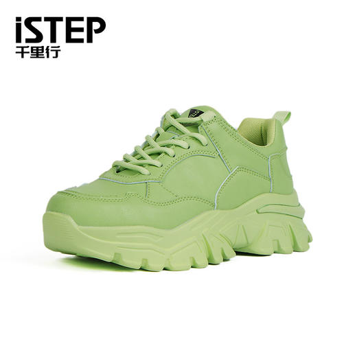 istep低帮厚底老爹鞋厚底休闲鞋增高鞋 商品图5