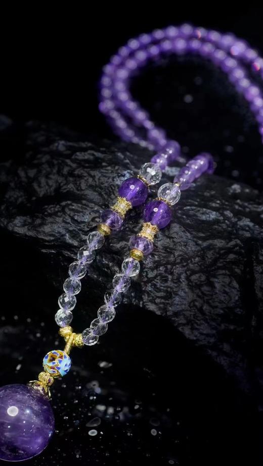吉祥天地 紫水晶项链 礼品 送礼 送女友 商品图2