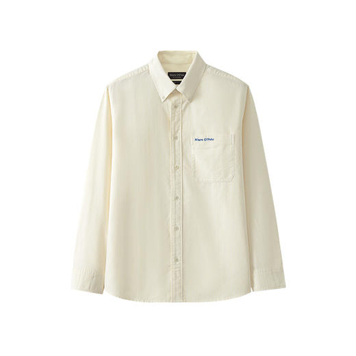 Marc O'Polo/MOP 秋季新款纯棉简约透气牛津纺条纹长袖衬衫男 商品图3