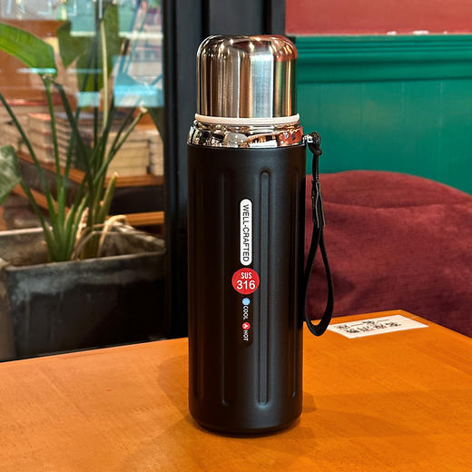 秋冬季【高颜值罗马保温杯】男女生316不锈钢泡茶杯 带盖高档茶水分离水杯  商品图7