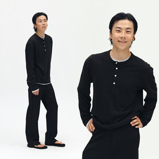 oneup亨利领长袖T恤 商品图3