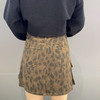 N1侧边口袋豹纹辣妹短半裙40830（卡琪） 秋季 143140200321 商品缩略图1