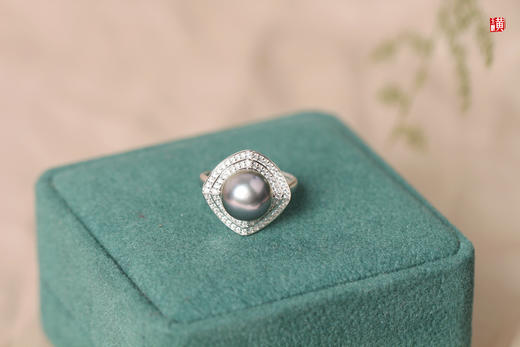 【月华】大溪地海水珍珠戒指 商品图2