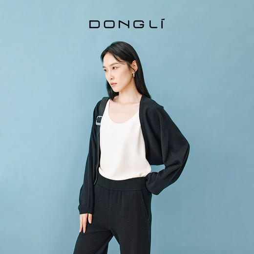 东黎 • 小山羊绒女士春秋圆领套头衫 4730 商品图0