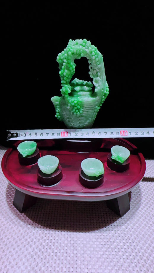 620450翡翠摆件【梅花茶壶🫖】 商品图1