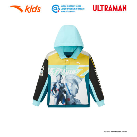 安踏儿童骑行系列男小童摇粒绒运动上衣352449601N 商品图2