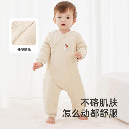 【商场同款】英氏新生儿连体衣抗菌纯棉婴儿衣服秋冬爬服新款 商品图3