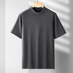 【新款DDS】大依优型大码男装圆领秋冬短袖打底休闲加肥加大男士胖子大码内搭上衣T恤
