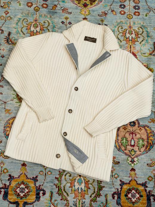 Doriani Cashmere 白色羊毛夹克 商品图0