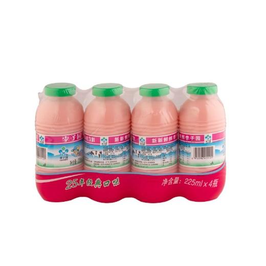 李子园 草莓味风味乳饮料 225ml*4瓶/包 商品图1
