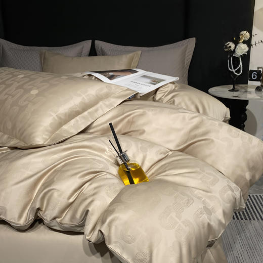 【维科家纺】提花纯棉水洗棉床上四件套100全棉2024新款床品高端被套床单 商品图4
