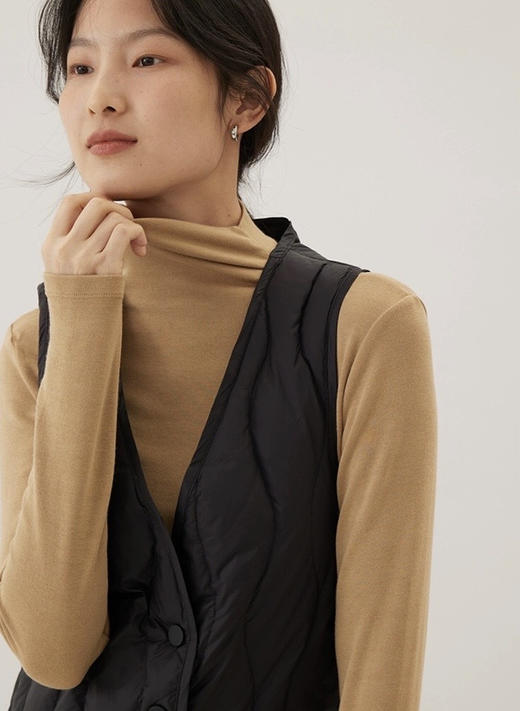 Im Presionismo安心羽绒V领马甲 商品图4