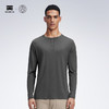天石鹅铠甲亨利领美利奴羊毛T恤男士长袖弹力户外运动登山徒步G205 商品缩略图6