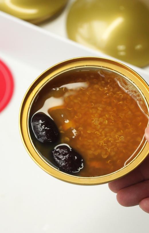 【双重去腥 】即食花胶 能看到满满的胶质 精选深海黄鱼胶 好吃不腥 女性孕妇日常  原味/五红两种口味  138g/碗 每盒3碗 一周量 商品图5