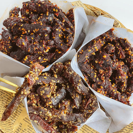 【代发】食味的初相牛肉条五香/藤椒味牛肉干休闲零食即食 商品图1