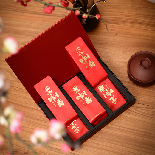 武夷岩茶-大红袍 喜心饮礼盒（红） 6泡装 商品图1