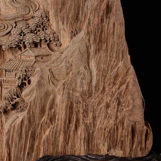 【沉香摆件】香四代 溪山访友 柬埔寨沉香雕件 商品图4