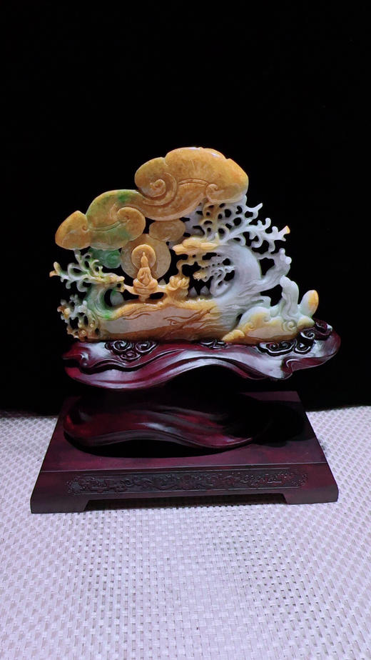 620447翡翠摆件【鹿鸣蝉音】 商品图5