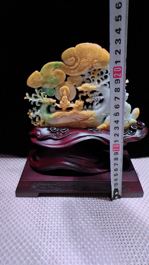 620447翡翠摆件【鹿鸣蝉音】 商品图1