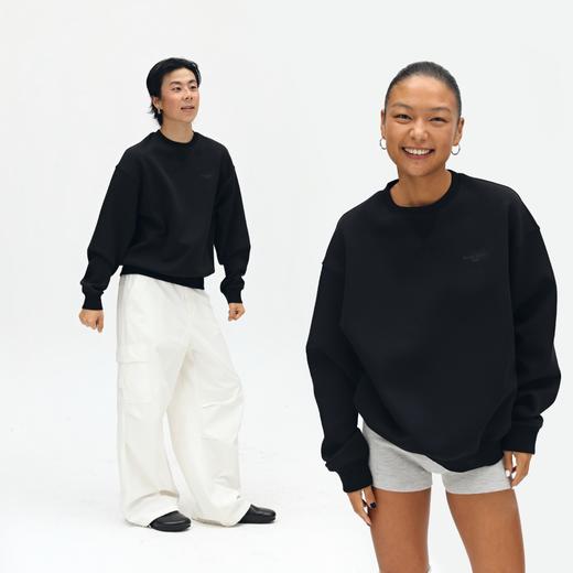 oneup空气层基础圆领卫衣 商品图12