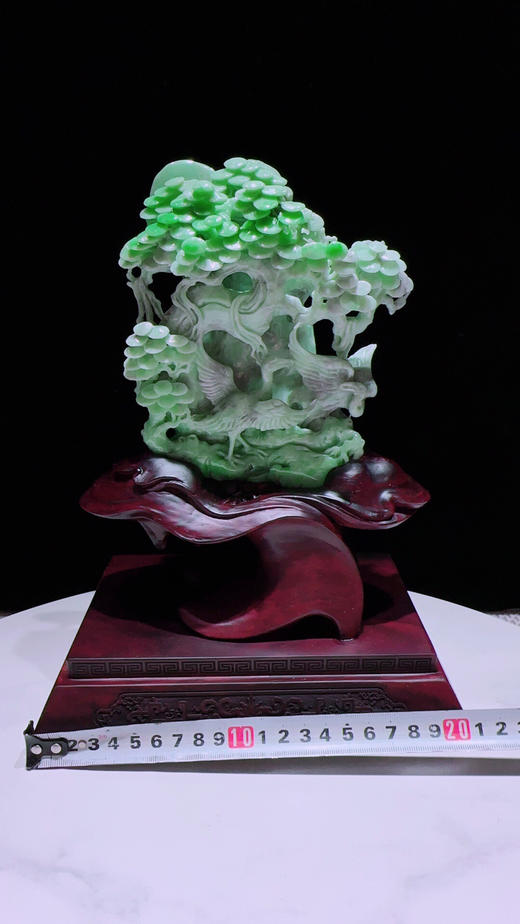 620457翡翠摆件【松鹤延年】 商品图2
