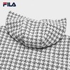 3件折上7折【自营】FILA/斐乐  斐乐女士棉服2024春新款时尚千鸟格拼接宽松连帽外套 F11W414901FZA 商品缩略图3