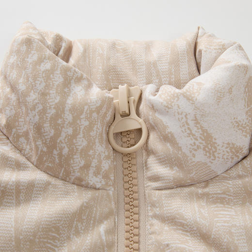 谜底短款羽绒服女2024冬季新品复古百搭印花鸭绒面包服244MY1468 商品图3