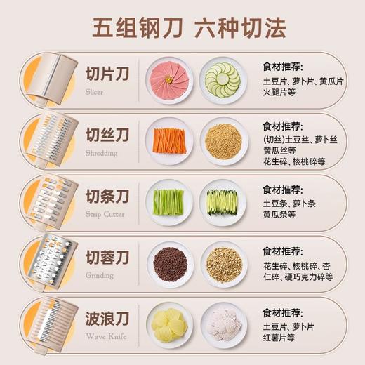 【新品】蓝宝电动大口径切菜机家用多功能全自动切菜BP-QC02 商品图3