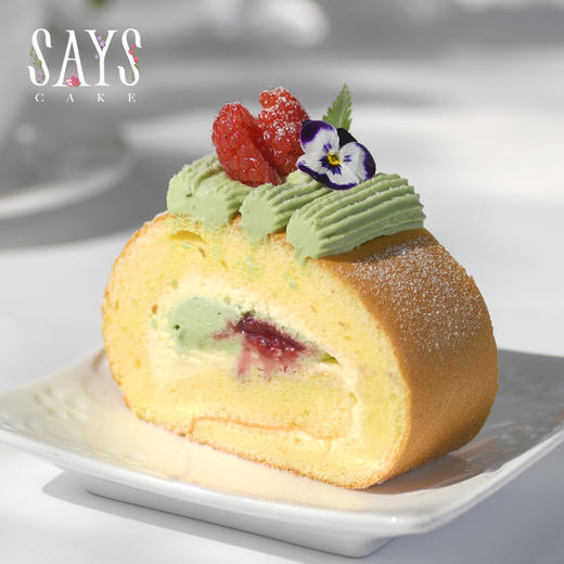 【预定】小红杏开心果蛋糕卷 Apricot Pistachio Roll Cake 商品图0