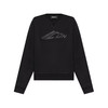 DSQUARED2 女士徽标贴花棉质圆领卫衣 黑色 S80GU0107 D25007 900 商品缩略图0