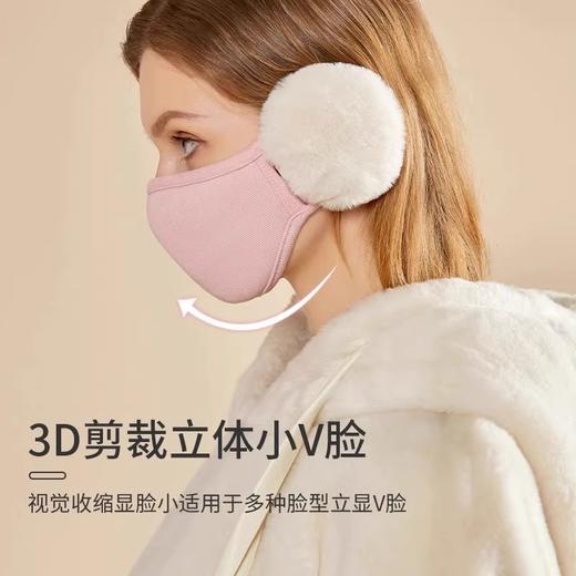 买1送1【护耳保暖云朵口罩，秋冬温暖色系】保暖生活口罩 加厚防风 保暖防寒面罩 商品图1