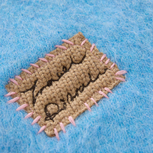 谜底圆领套头针织衫女2024冬季新品慵懒风羊毛混纺毛衣244MZ1877 商品图3