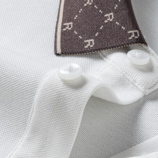 【含桑蚕丝】罗蒙春秋男装商务polo衫男士长袖时尚舒适翻领百搭长袖t恤男 商品图8