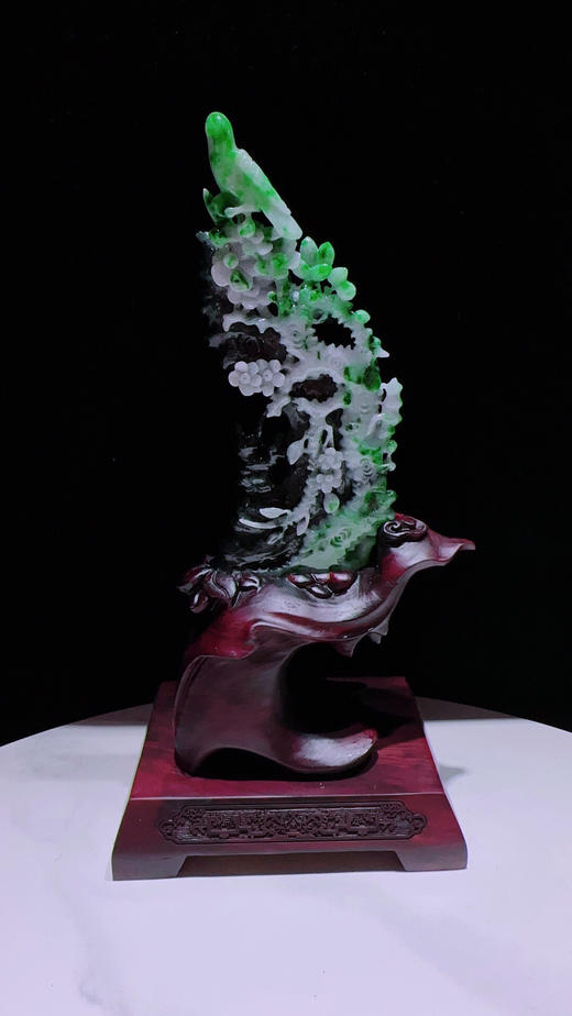 620453翡翠摆件【喜上眉梢】 商品图4