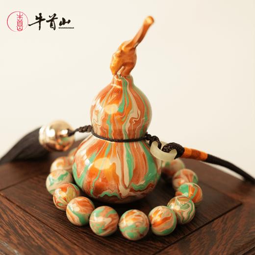 牛首山大漆珠串牛首灵珠大漆漂流漆工艺敦煌元素男女配件配饰 商品图1