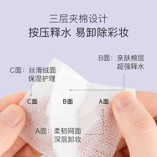【5包装】AKF吸油纸卸妆巾夏季清爽妆面便携油性肌肤减油光便携陆行装卸妆棉30片/包 商品图1