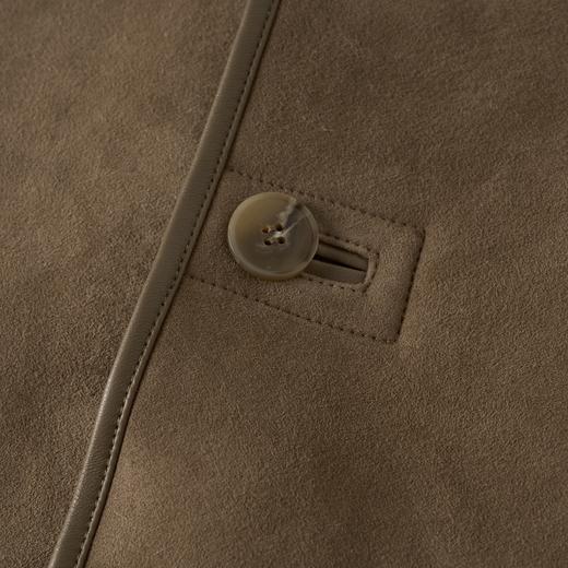 ROMI STUDIO“棕标甄选” 双面穿雾面绒感皮毛一体皮草 RW24WWZ0043 商品图8