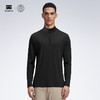 天石鹅铠甲半开领美利奴羊毛T恤男士长袖弹力户外运动登山徒步G204 商品缩略图1