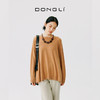 东黎 • 小山羊绒女士秋冬圆领宽松百搭长袖套衫 4766 商品缩略图10