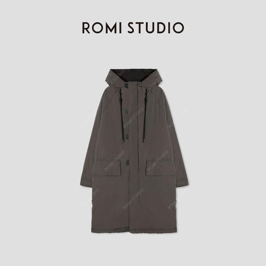 ROMI STUDIO“温暖过冬”白鹅绒高克重双面穿长款羽绒服 441Y3064 商品图0