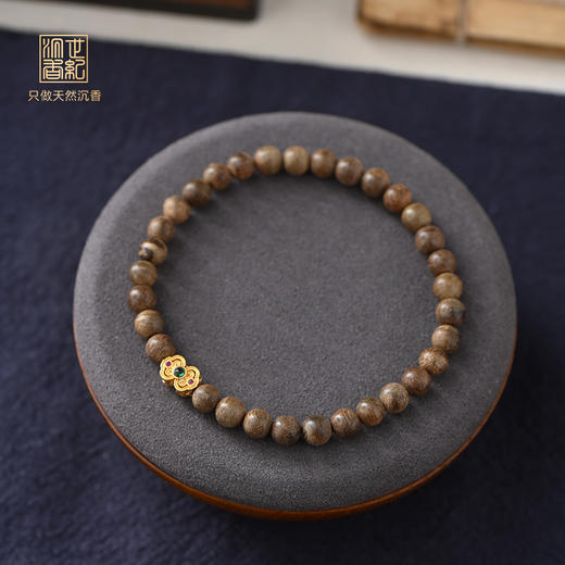 天然达拉干沉香手串 5.6mm*32颗 SP8960 商品图0