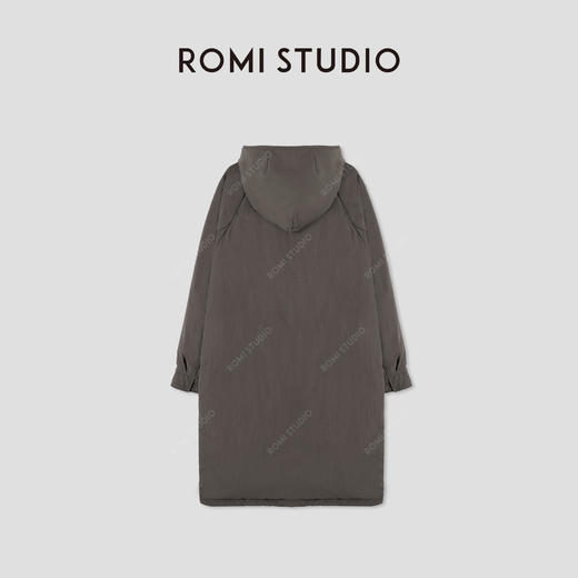 ROMI STUDIO“温暖过冬”白鹅绒高克重双面穿长款羽绒服 441Y3064 商品图1