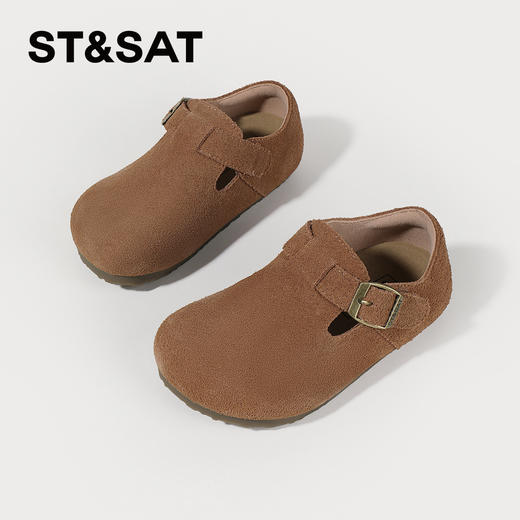【童鞋】星期六柔软舒适绒里可选儿童勃肯鞋SSC3192L4G/SSC4192L75 商品图1